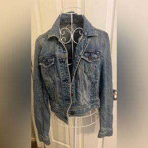 American Eagle Outfitters Light Blue Jean Jacket size Large